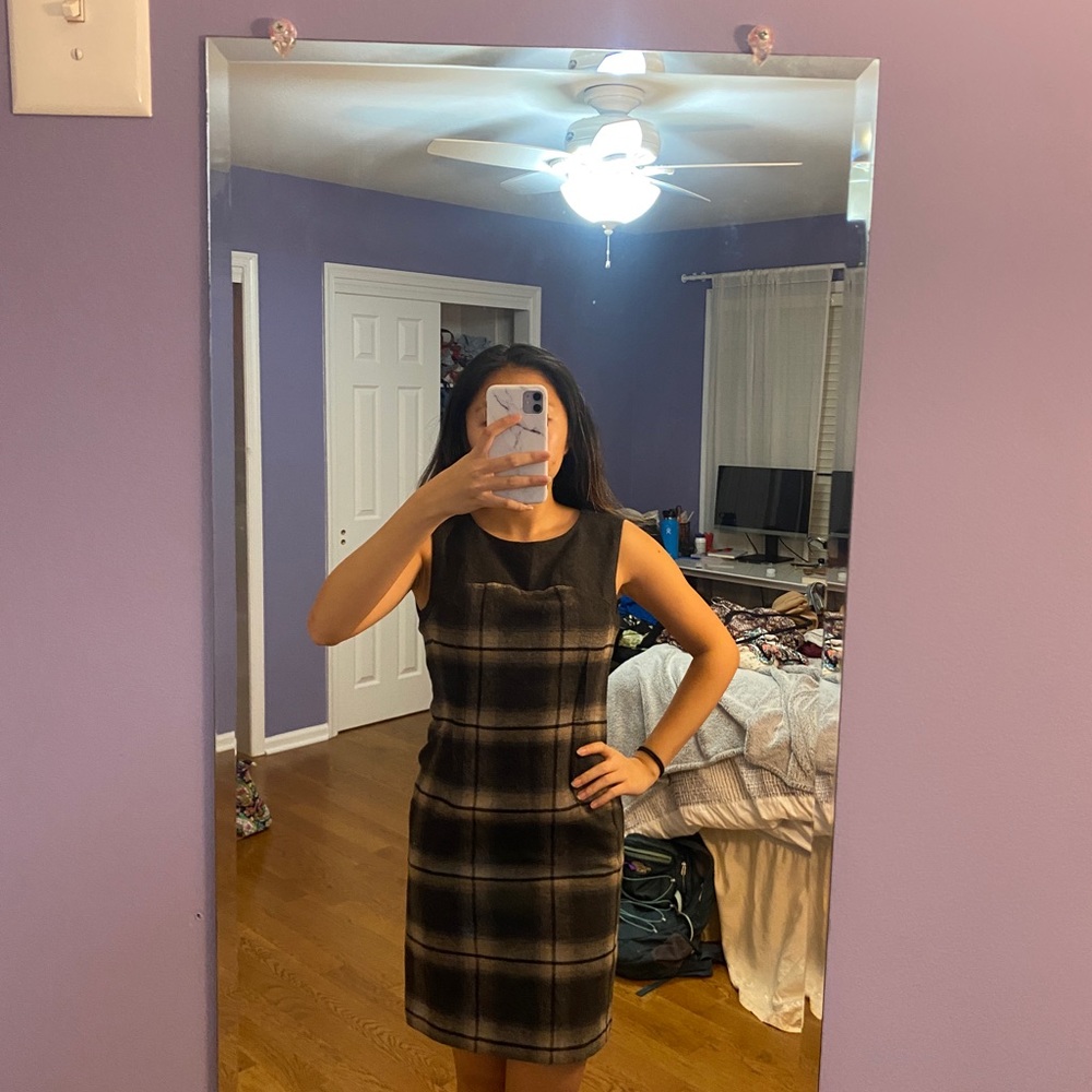 NWOT banana republic plaid dress